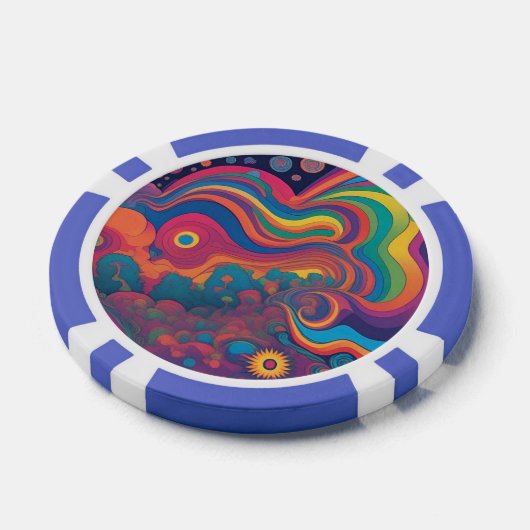 Rainbow Pokerchips (Einzeln)