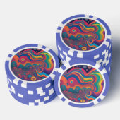 Rainbow Pokerchips (Stapel)