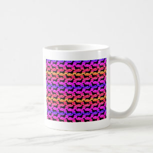 Rainbow Polka Dackeln Kaffeetasse