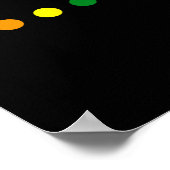 Rainbow Polka Dot Gay Pride Month Lgbtq Ally Poster (Ecke)