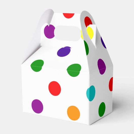 RAINBOW POLKA DOT GESCHENKSCHACHTEL (Rückseite)