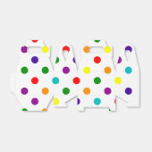 RAINBOW POLKA DOT GESCHENKSCHACHTEL (Ungefaltet)