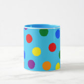 Rainbow Polka Dot Tasse (Zentrum)