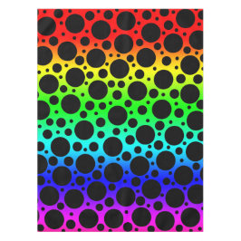 Rainbow Polka Dot Tischdecke
