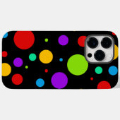 Rainbow Polka Dots Case-Mate iPhone Hülle (Rückseite (Horizontal))