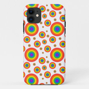 Rainbow Polka Dots iPhone 11 Hülle
