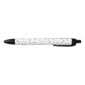 Rainbow Polka Dots Confetti Muster Kugelschreiber (Unterseite)
