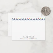 Rainbow Polka Dots individuell anpassbar Mitteilungskarte (Vorderseite/Rückseite Beispiel)