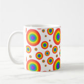 Rainbow Polka Dots Kaffeetasse (Links)
