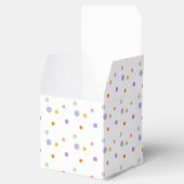 Rainbow Polka Dots Kindergeburtstag Geschenkschachtel (Geöffnet)