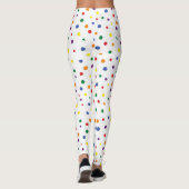 Rainbow Polka Dots Leggings (Rückseite)