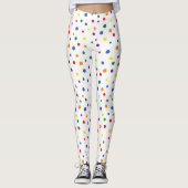 Rainbow Polka Dots Leggings (Vorderseite)