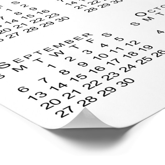 Rainbow Polka Dots LGBT Pride 2020 Kalender Poster (Ecke)