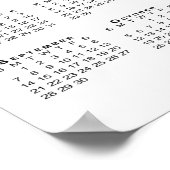 Rainbow Polka Dots LGBTQ Pride 2025 Kalender Poster (Ecke)