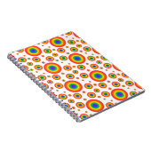 Rainbow Polka Dots Notizblock (Rechte Seite)