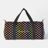 Rainbow Polka Dots Pattern Duffle Bag (Vorderseite)