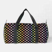 Rainbow Polka Dots Pattern Duffle Bag (Rückseite)