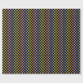 Rainbow Polka Dots Pattern Geschenkpapier (Flach)