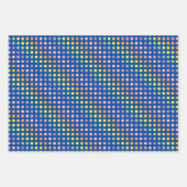 Rainbow Polka Dots Pattern Geschenkpapier Set (Vorderseite 2)
