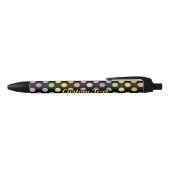 Rainbow Polka Dots Pattern Kugelschreiber (Oberseite)