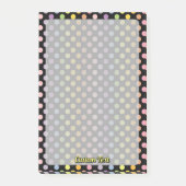 Rainbow Polka Dots Pattern Post-it Klebezettel (Vorderseite)