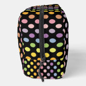 Rainbow Polka Dots Pattern Waschbeutel (Rechts)