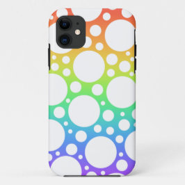 Rainbow Polka Dotted iPhone Case