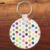 Rainbow-Polka Schlüsselanhänger (Vorderseite)