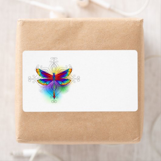 Rainbow Polygonal Dragonfly (Insitu)