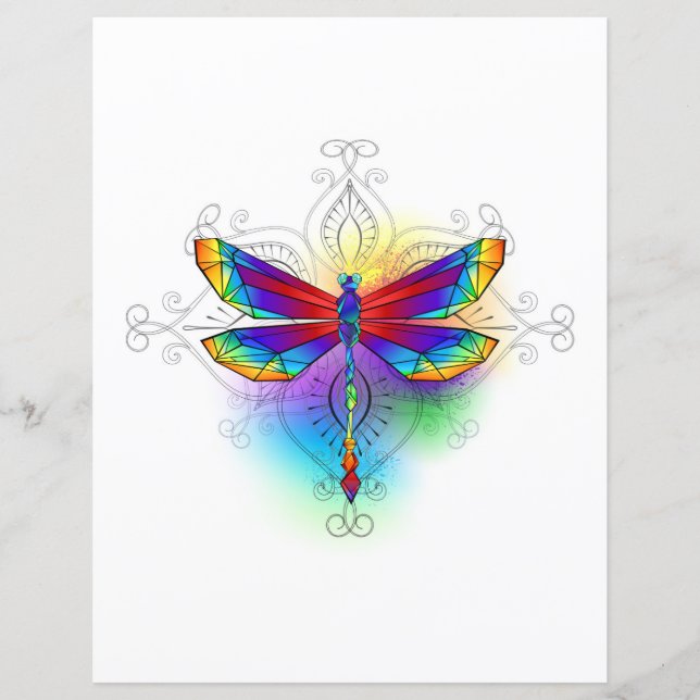Rainbow Polygonal Dragonfly (Vorderseite)