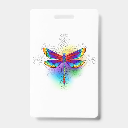 Rainbow Polygonal Dragonfly Ausweis (Vorderseite)