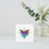 Rainbow Polygonal Dragonfly Begleitkarte (Stehend Vorderseite)