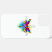 Rainbow Polygonal Dragonfly Case-Mate iPhone Hülle (Rückseite / Rechts)