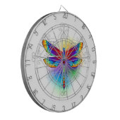 Rainbow Polygonal Dragonfly Dartscheibe (Vorderseite Links)