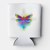 Rainbow Polygonal Dragonfly Dosenkühler (Vorderseite)