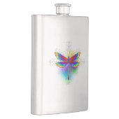 Rainbow Polygonal Dragonfly Flachmann (Rechts)