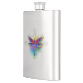 Rainbow Polygonal Dragonfly Flachmann (Links)
