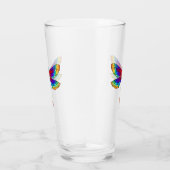 Rainbow Polygonal Dragonfly Glas (Rechts)