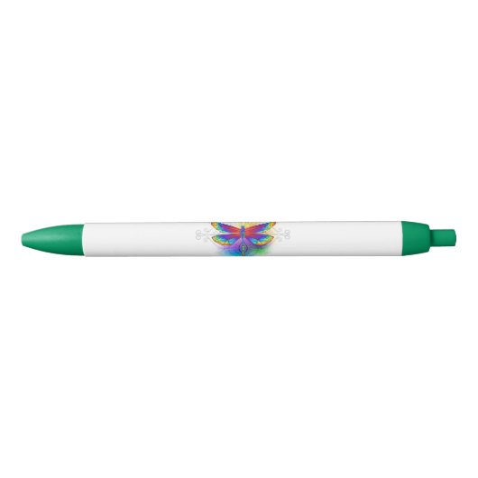 Rainbow Polygonal Dragonfly Kugelschreiber (Vorderseite)