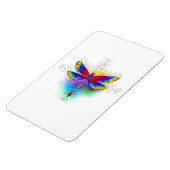 Rainbow Polygonal Dragonfly Magnet (Linke Seite)