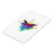 Rainbow Polygonal Dragonfly Magnet (Linke Seite)