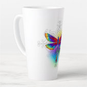 Rainbow Polygonal Dragonfly Milchtasse (Linke Ecke)