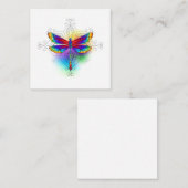 Rainbow Polygonal Dragonfly Mitteilungskarte (Vorne/Hinten)