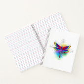 Rainbow Polygonal Dragonfly Notizblock (Innenseite)