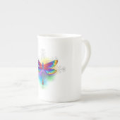 Rainbow Polygonal Dragonfly Porzellantasse (Vorderseite Rechts)
