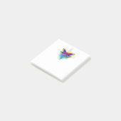 Rainbow Polygonal Dragonfly Post-it Klebezettel (angewinkelt)