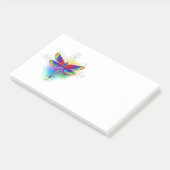 Rainbow Polygonal Dragonfly Post-it Klebezettel (angewinkelt)
