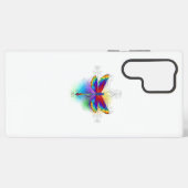 Rainbow Polygonal Dragonfly Samsung Galaxy Hülle (Rückseite (Horizontal))