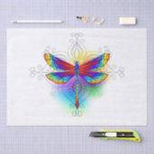 Rainbow Polygonal Dragonfly Seidenpapier (Handwerk)