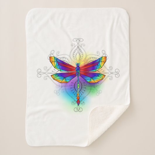 Rainbow Polygonal Dragonfly Sherpadecke (Vorderseite)